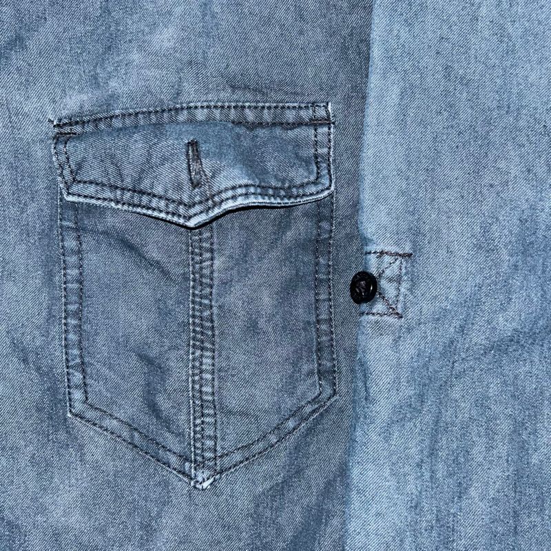 Kemeja Denim Oversize, foto 3
