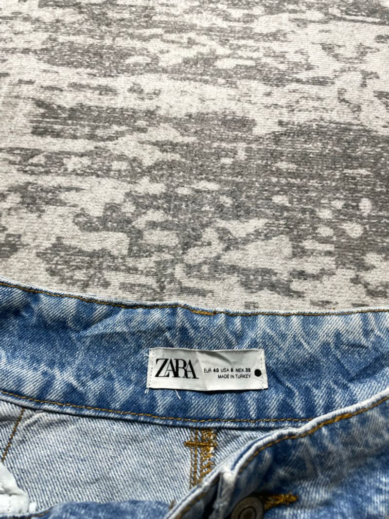 Zara washed denim baggy pants, foto 6