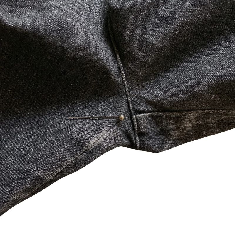 Issey Miyake Highrise Denim Zip Pants, foto 8