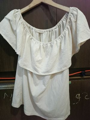 Baju Sabrina Warna Putih