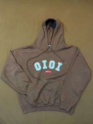 Hoodie OiOi coklat boxy oversize
