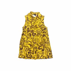 OZONE COMMUNITY LOVE PATTERNED SLEEVELESS SHIRT