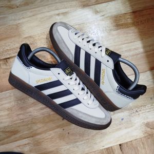 Adidas Casual Sneakers Pria tan black