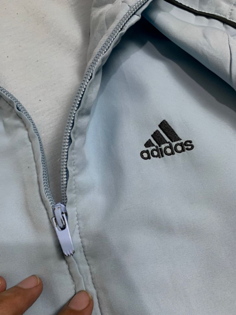 Adidas Windbreaker Jacket Turquoise Colour, foto 5