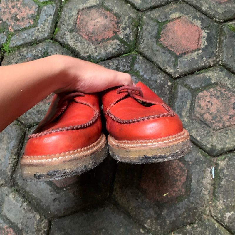 Clarks Boots Leather red, foto 2
