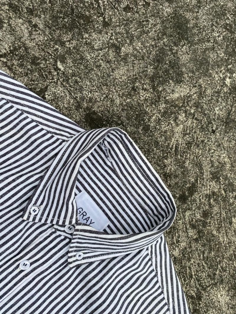 Kemeja Stripe Gray, foto 2