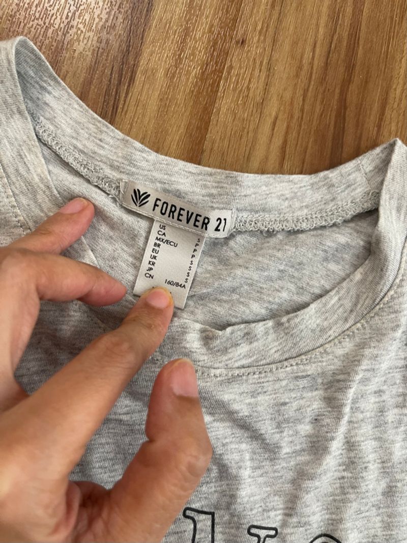 kaos gym lari forever 21, foto 2