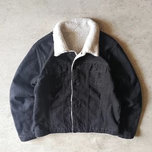 Vintage Denim jacket Pria black