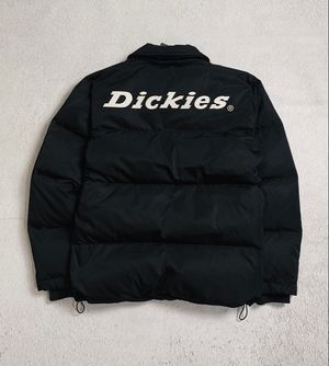 DICKIES DOWN BIG LOGO BLACK JACKET