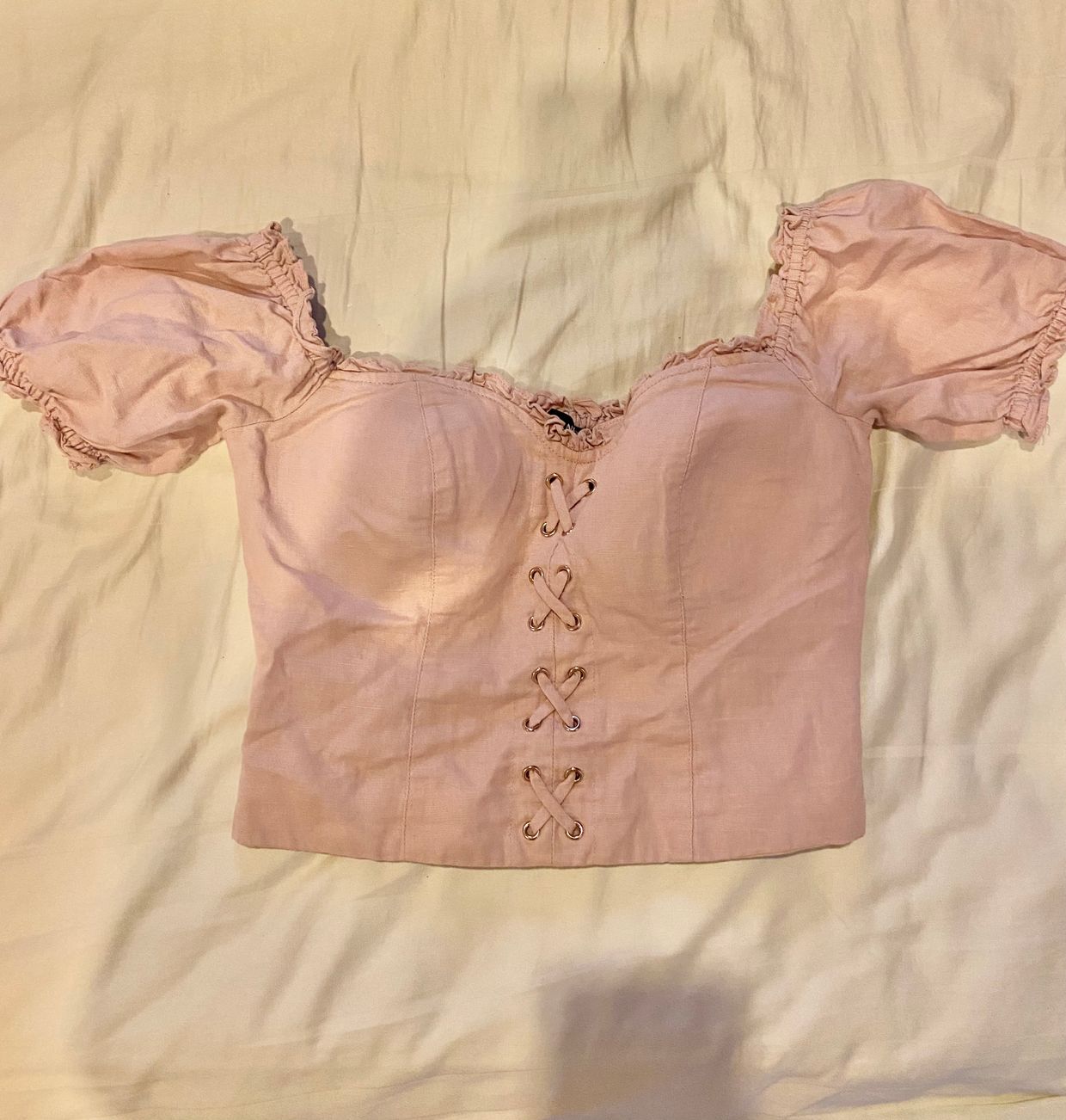 Crop top Wanita pink, foto 4