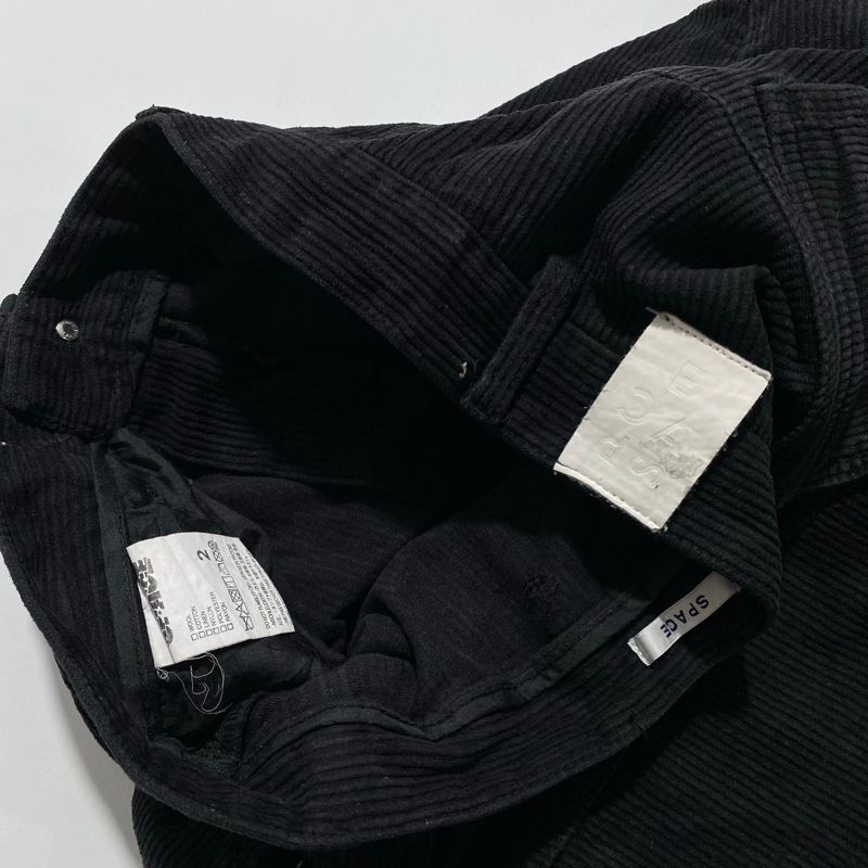 CELANA CARGO CORDUROY HITAM, foto 6