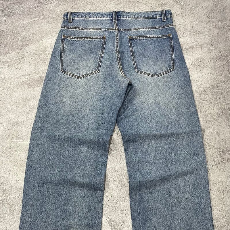 8second Baggy blue washed jeans, foto 9