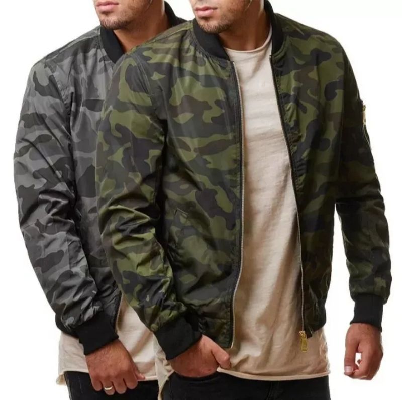 Bomber Jacket Army Camouflage Sidepocket, foto 4