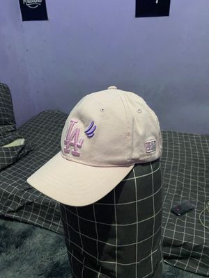 MLB Sportswear Casual Hat Wanita purple white pink