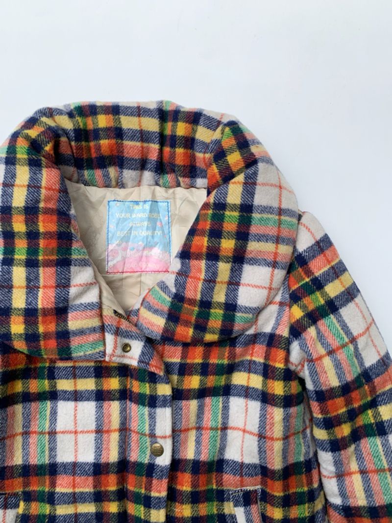 rodeo crowns puffer plaid wool jacket, foto 5