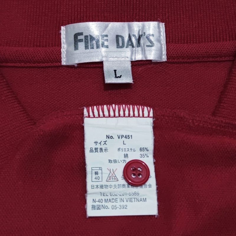 Casual Polo shirt Pria red, foto 3