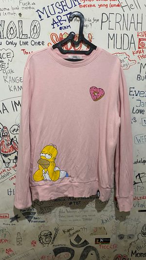 Crewneck Pink Homer Simpson Donut