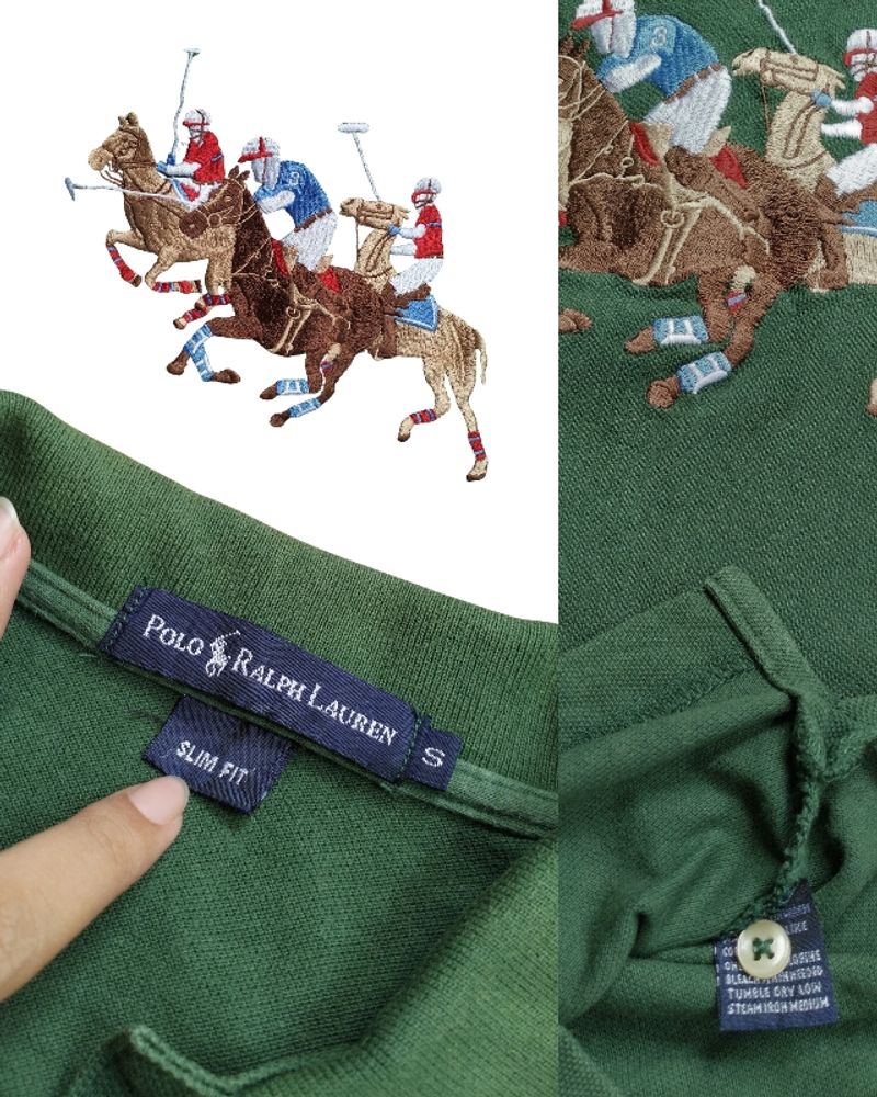 [RARE] Fitted Polo Army, foto 2