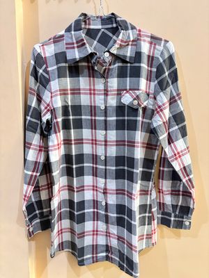 Kemeja lengan panjang flanel