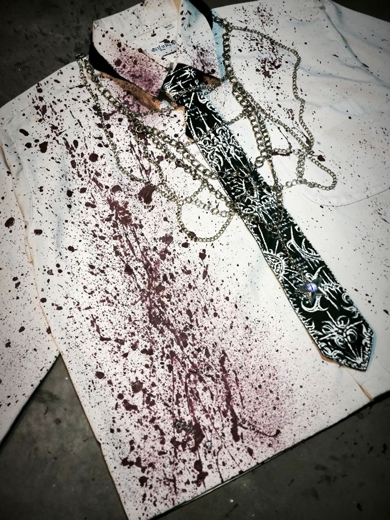Blood Splash Boxy Shirt, foto 2