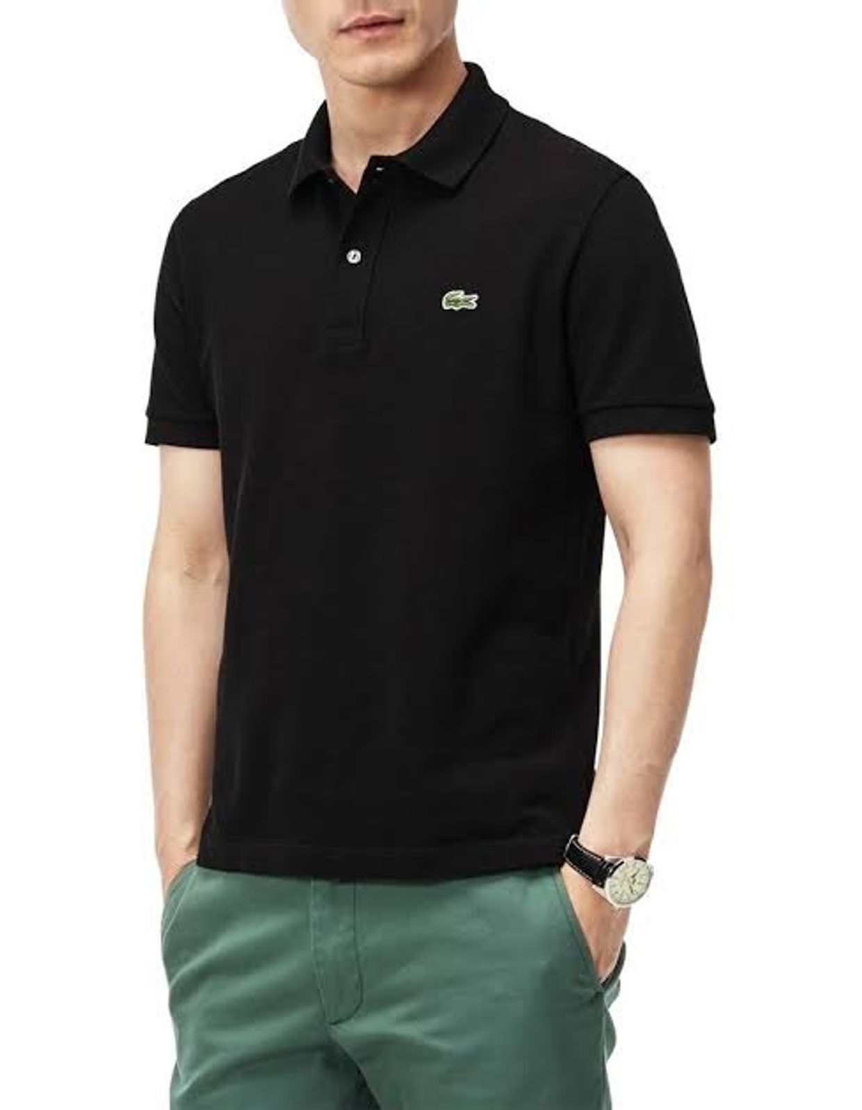 Lacoste Polo shirt Pria black