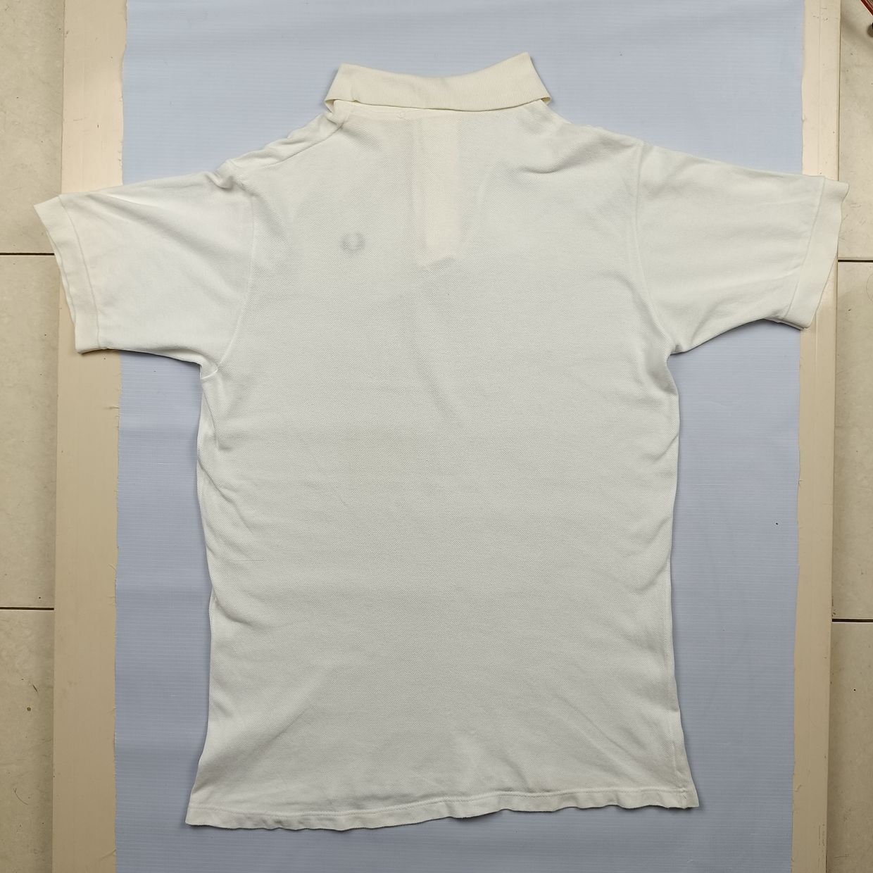 Fred Perry Polo shirt Pria white, foto 5