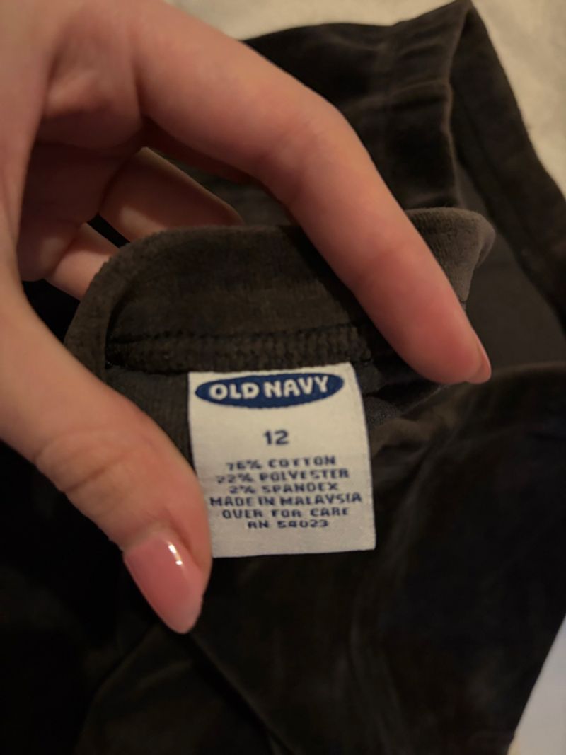 Old navy - black velvet mini skirt, foto 3