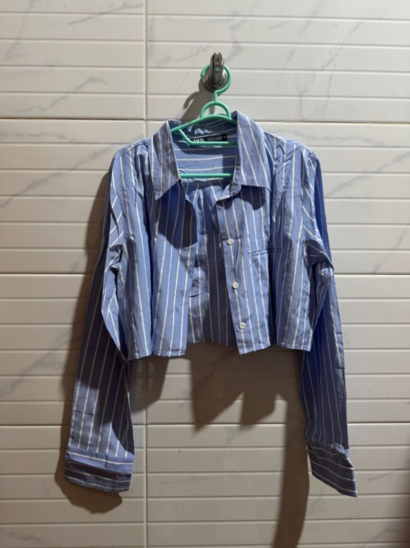 Zara Kemeja Crop, foto 2