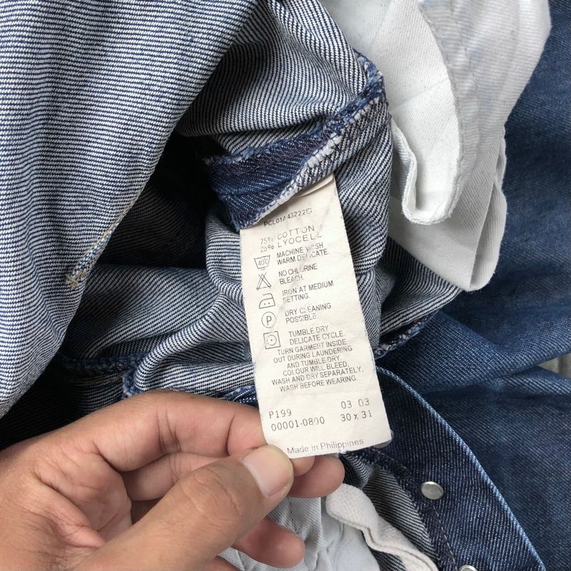 LEVI'S ENGINEERED DARK BLUE JEANS, foto 5