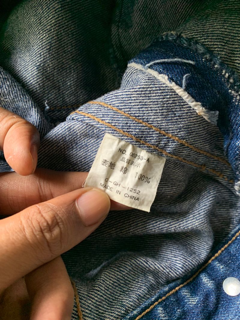 Vintage Brunati Trucker Denim Jacket, foto 7