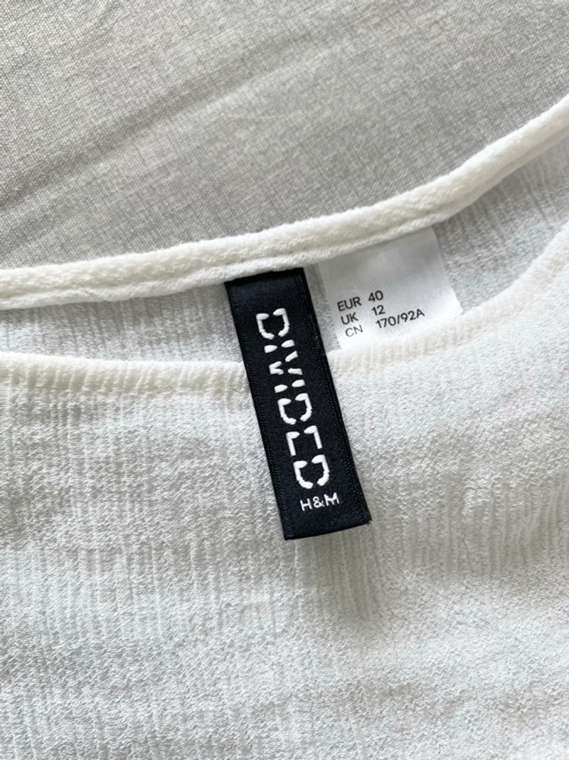 H&M Tanktop Putih, foto 3