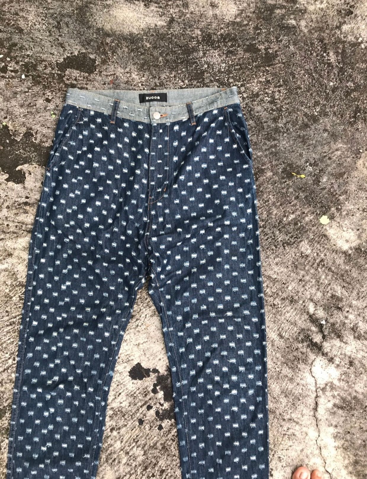 Issey Miyake Casual pants Pria navy