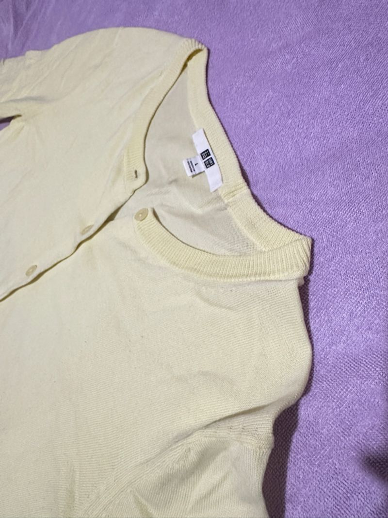 Uniqlo - Cardigan Yellow, foto 4