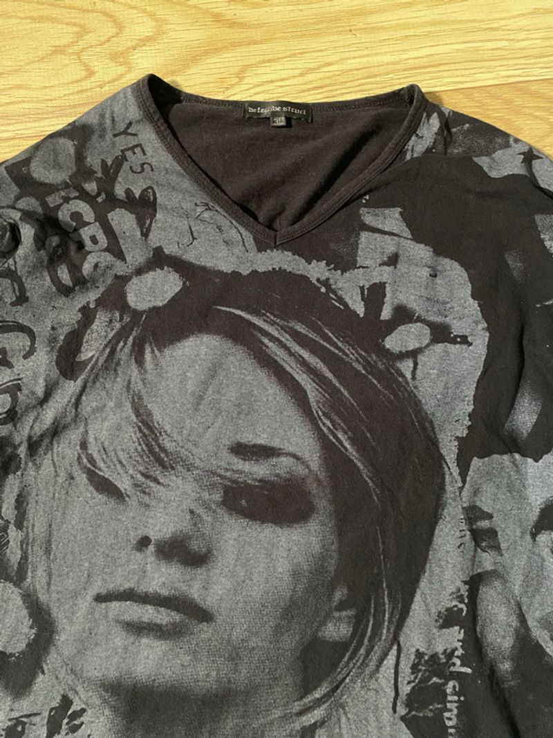 longsleeve y2k girl black, foto 3