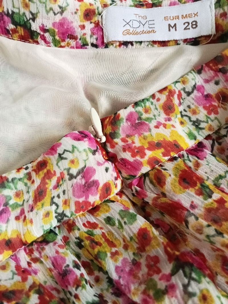 Pull & Bear Floral Ruffle Mini Skirt, foto 5
