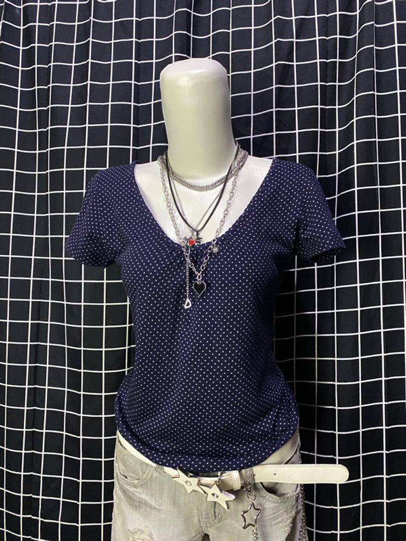 y2k natural basic t-shirt, foto 2