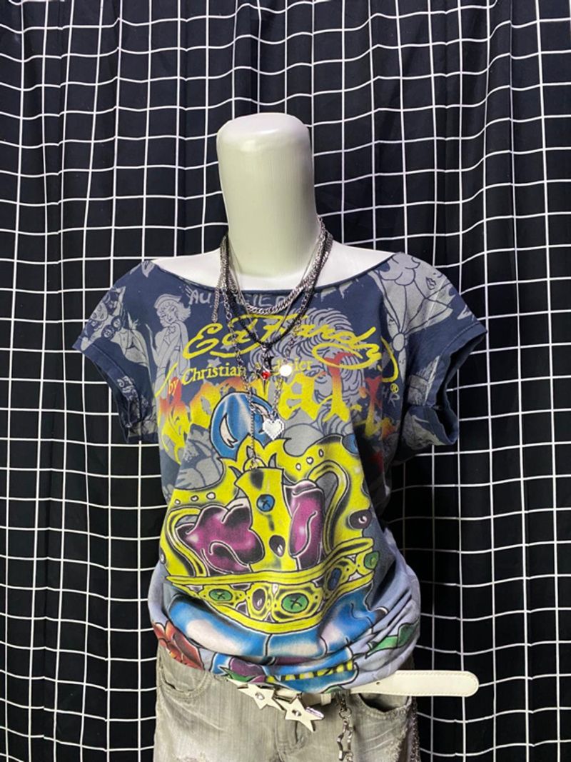 y2k ed hardy t-shirt, foto 2