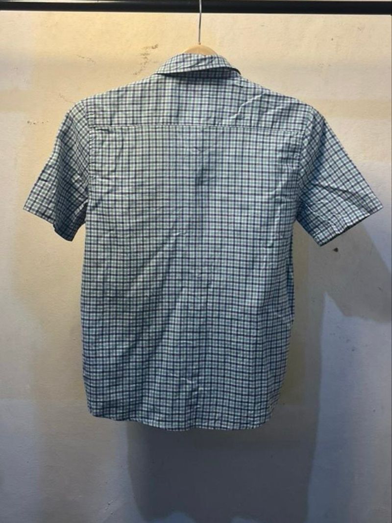 Kemeja crop kotak lengan pendek, foto 2
