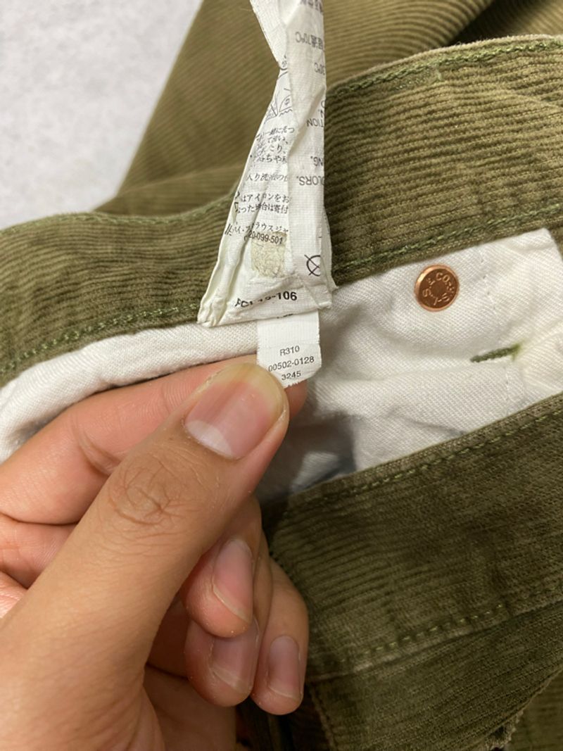 Levi's 502 Corduroy Olive Green, foto 7