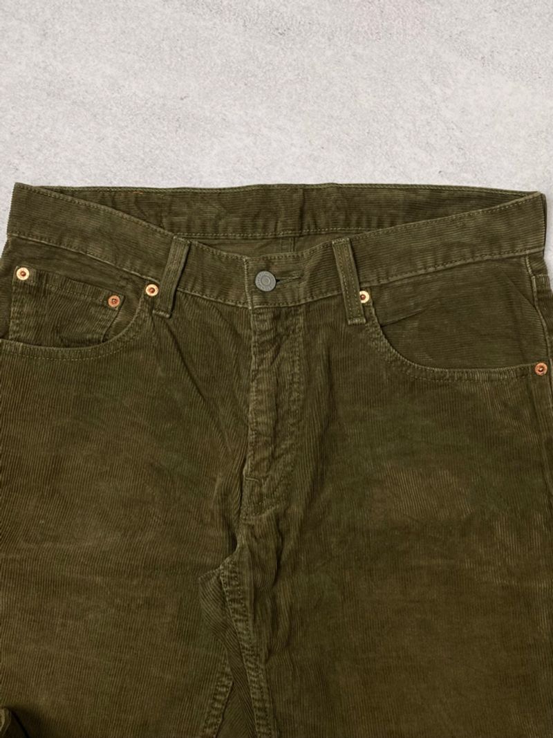 Levi's 502 Corduroy Olive Green, foto 4
