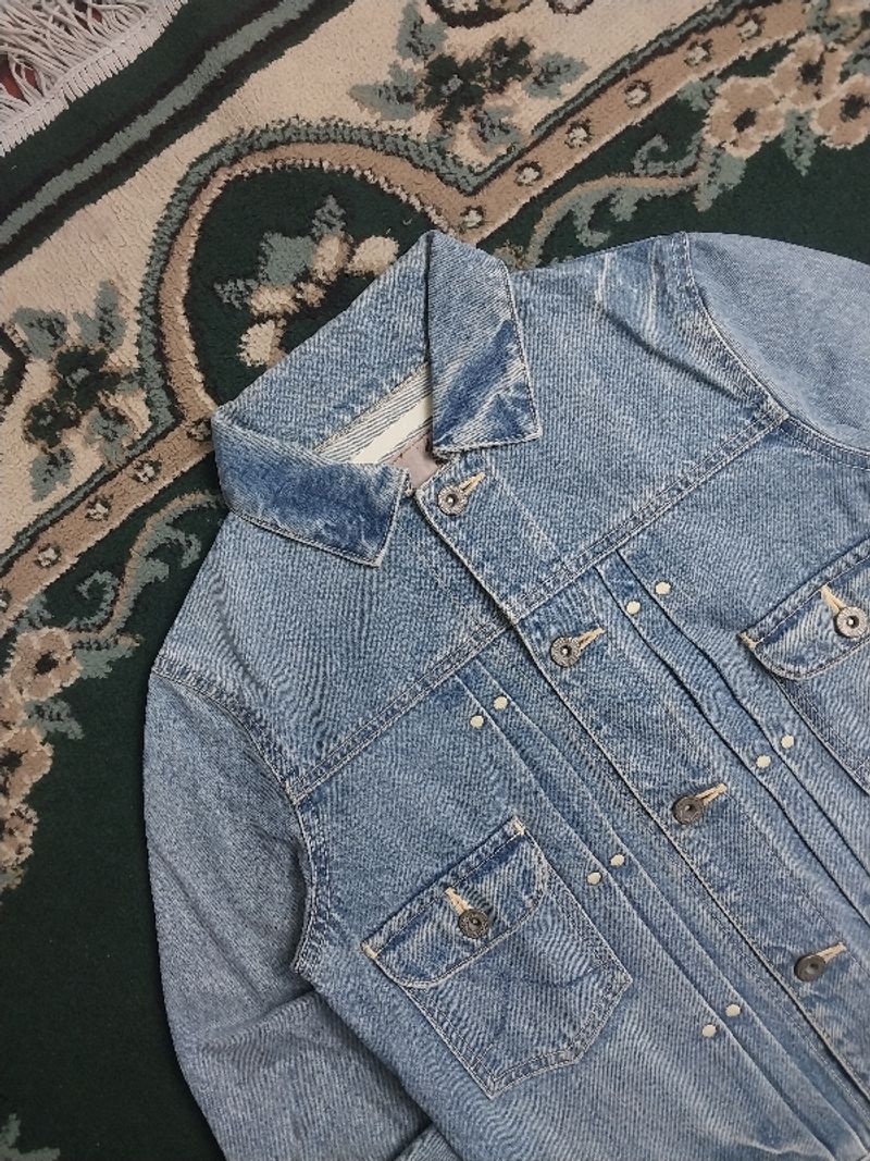 "Another Edition" Trucker Denim Jacket Type II Light Blue, foto 4