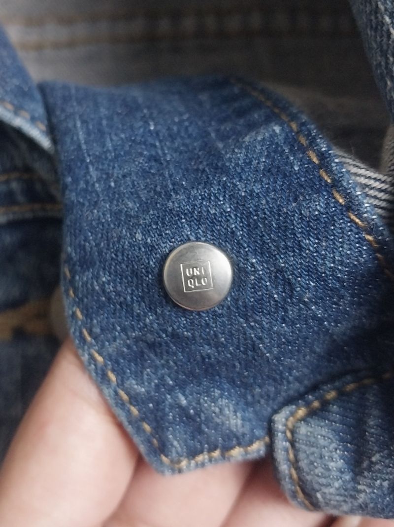 "Uniqlo" Trucker Denim Jacket Type III Blue, foto 6