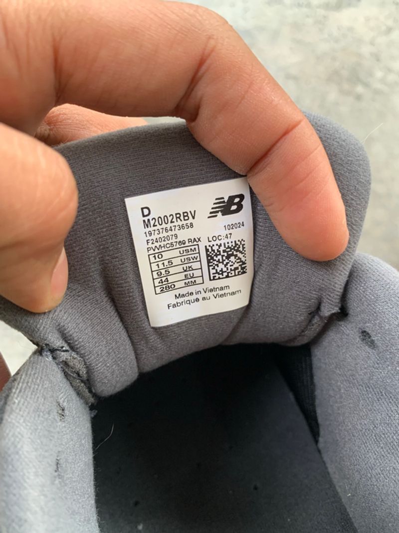 New Balance 2002R Vintage Black Gray, foto 7