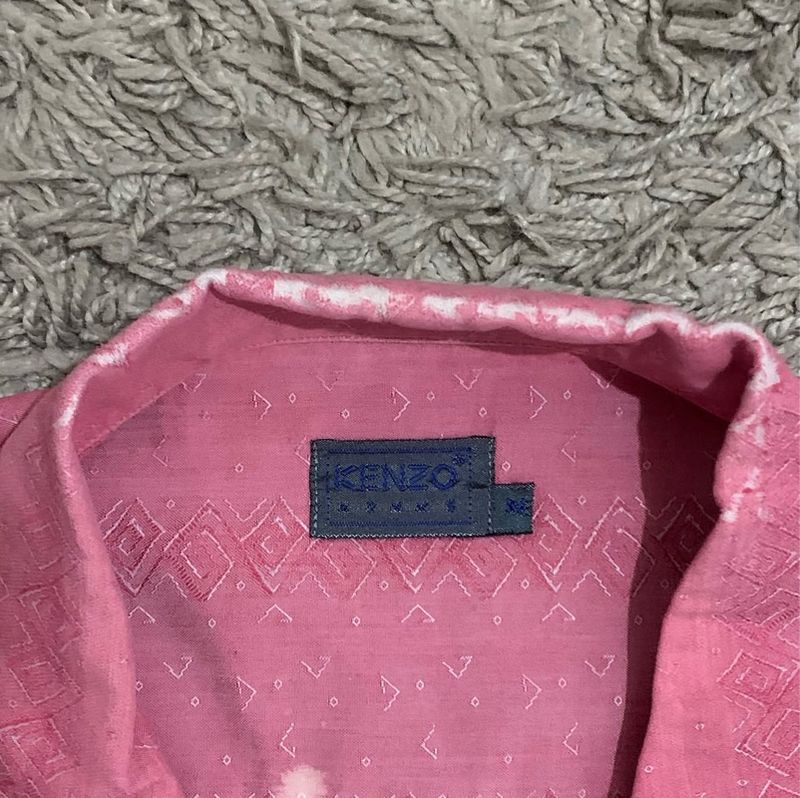 1990’s Kenzo Homme “Rose” Patterned Shirt, foto 5