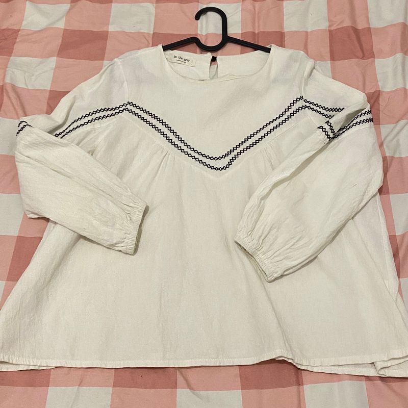 Casual Blouse Wanita white, foto 3