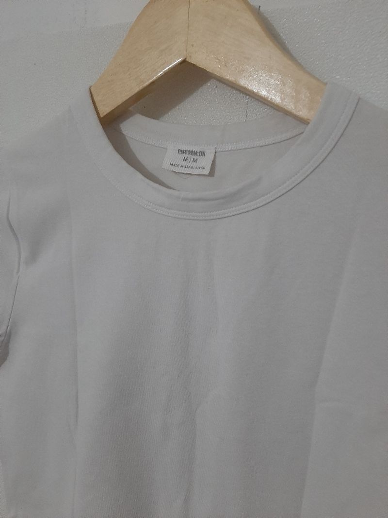 CROP TOP COTTON ON SET ROK JEANS, foto 5