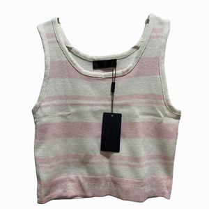 Tanktop Wanita Prada Premium Crochet Knit Elegan dan Stylish