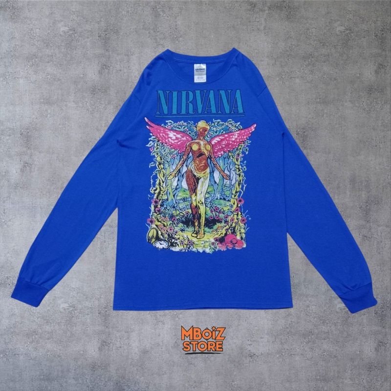 Kaos Gildan Ultra Cotton art Nirvana, foto 2