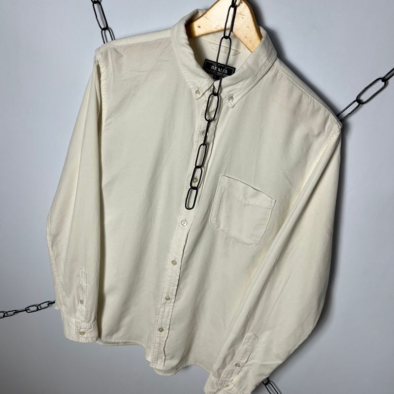Beams Japan Curduroy Button Long Shirt, foto 8