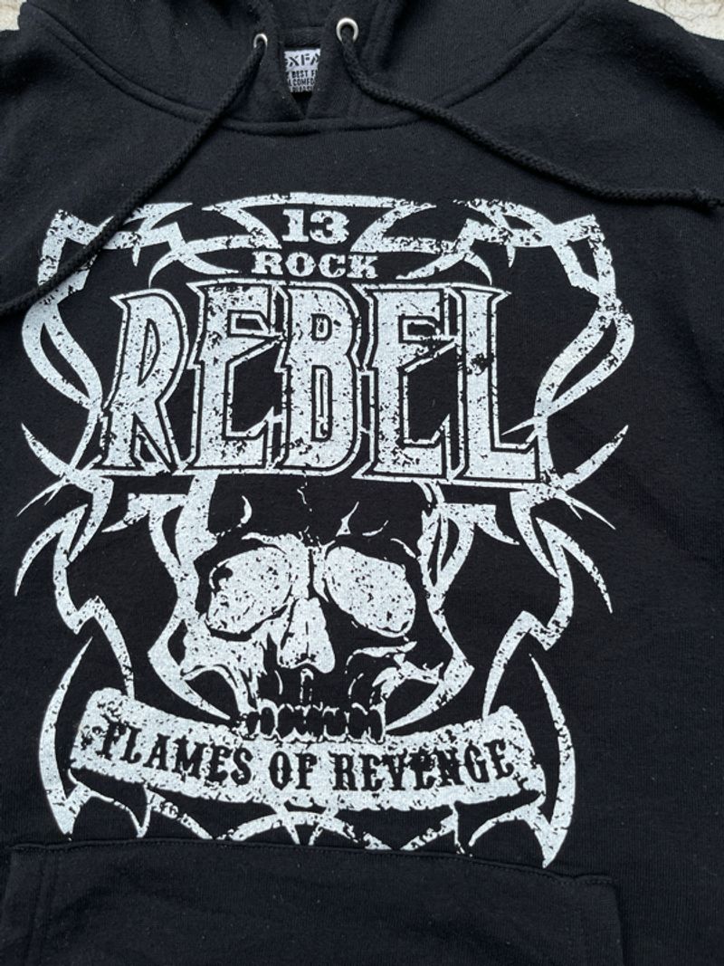 Hoodie rock rebel, foto 3
